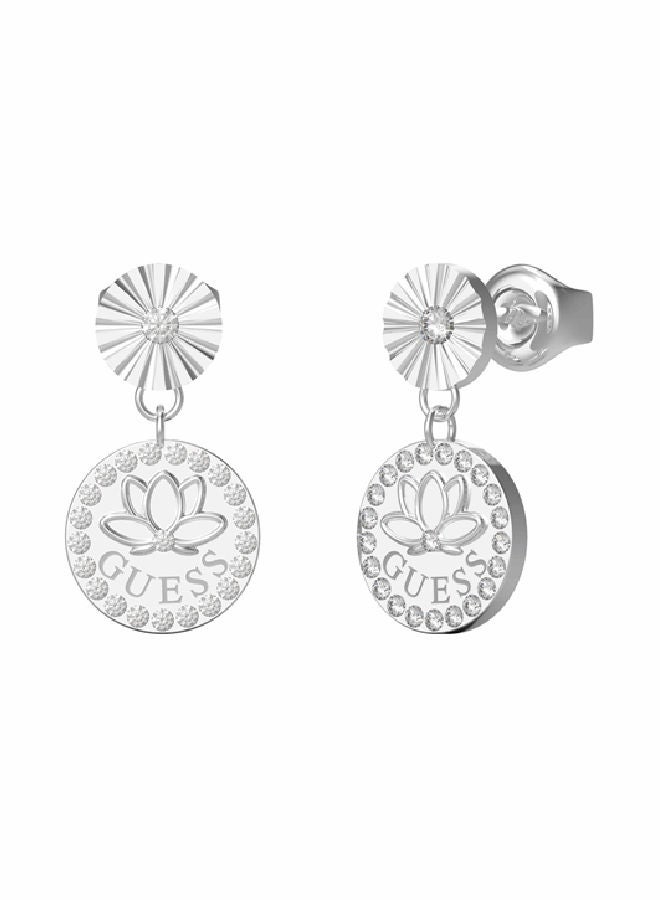 GUESS Lotus Pendant Earring 