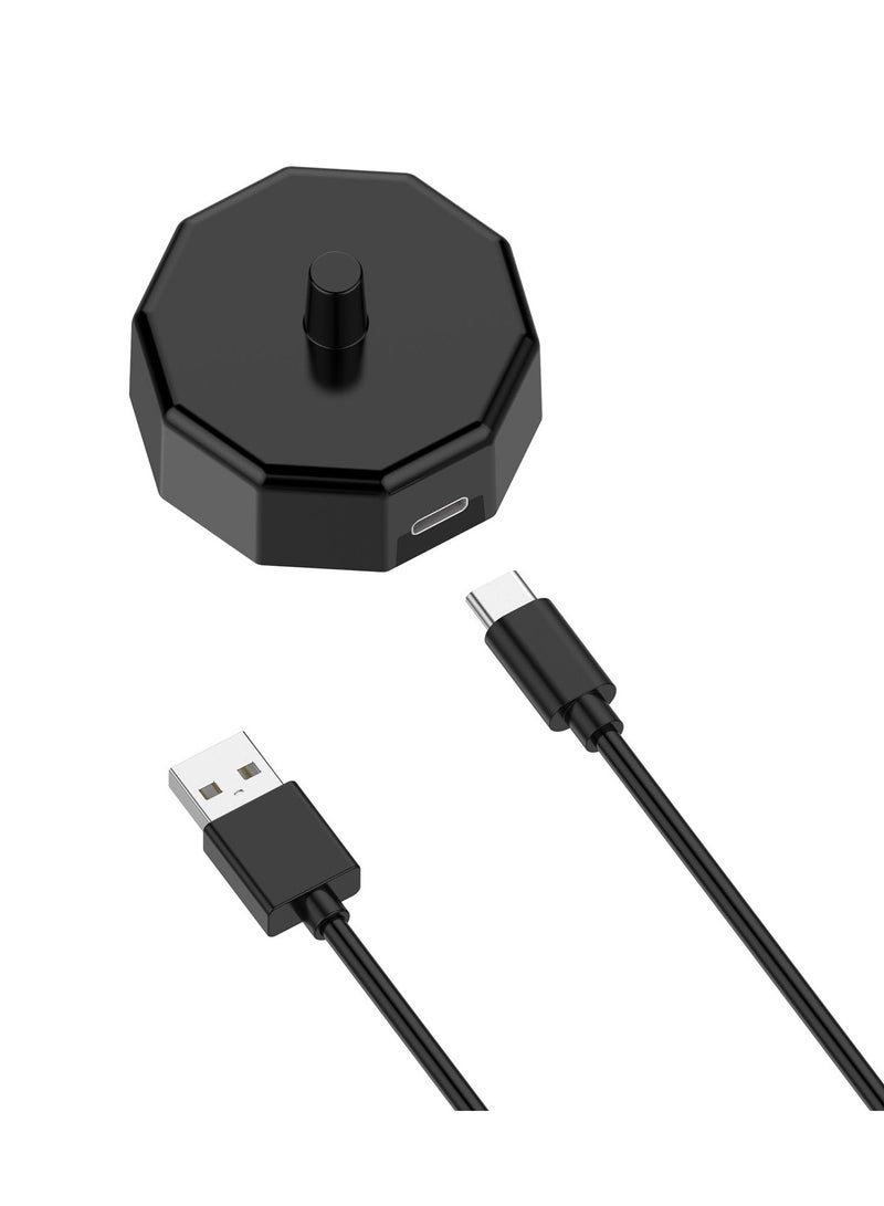 Charger Compatible with Braun Oral B Electric Toothbrush Charging Dock 3.3 Ft Type-C Charger Connector for Oral B Electric Toothbrush Accessories (Black) - Image 1