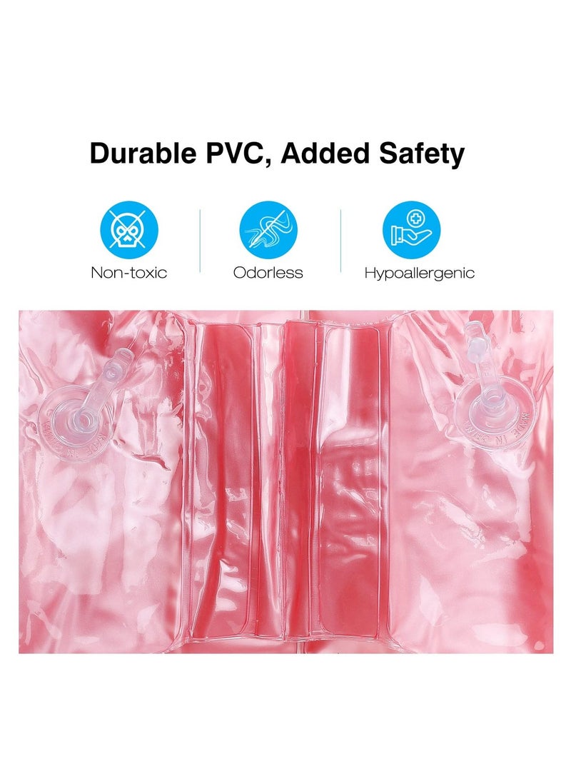 SYOSI أكمام عائمة قابلة للنفخ، أذرع سباحة كرتونية، عوامات أذرع مائية للأطفال من الذكور والإناث، تساعد على تعلم السباحة في بركة الرياضات المائية - Image 4