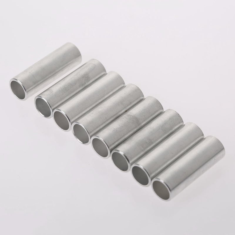 MUXSAM 8pcs Silver Aluminum Adult Inline Roller Skate Shoes Spacer for 6mm Screws - Image 3
