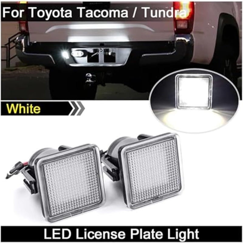 Wivplex 2Pcs White License Plate Light for Toyota Tacoma and Tundra - Image 3
