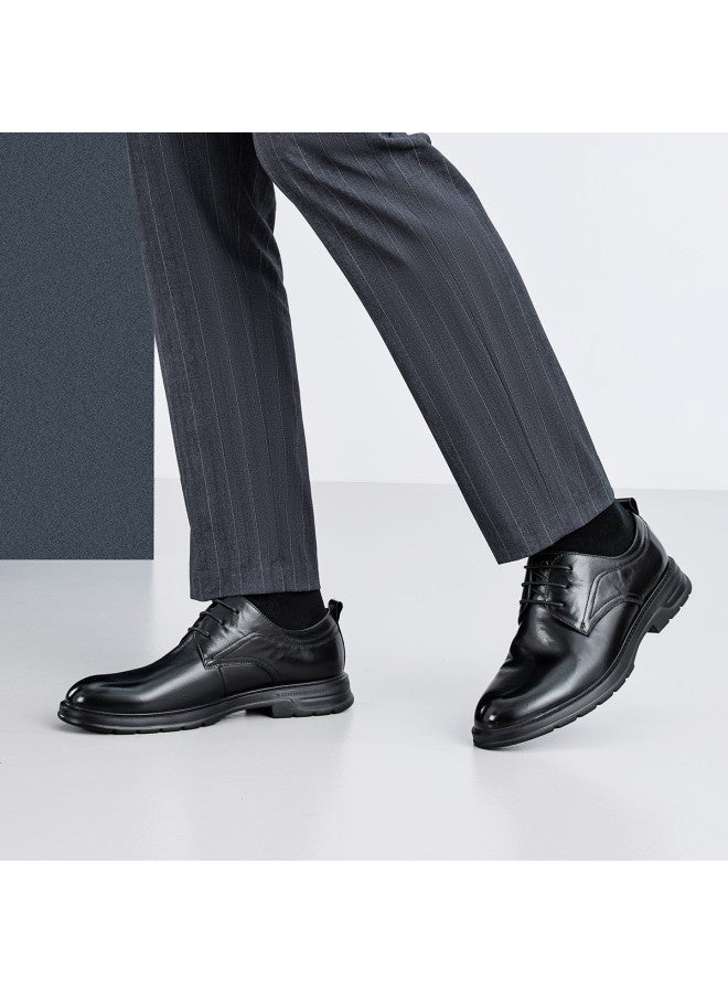 AOKANG Business Formal Leather Shoes For Men, 2026 Spring New Arrival Office Work Genuine Leather Derby Shoes - Image 4