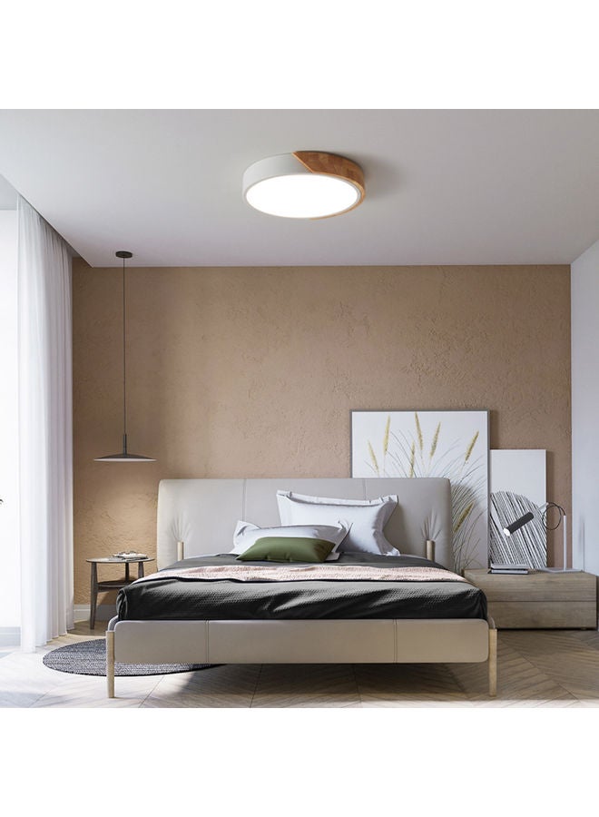 Loquat LED Ceiling Light White 300x50mm - Image 2