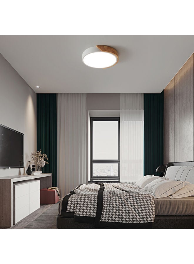 Loquat LED Ceiling Light White 300x50mm - Image 4