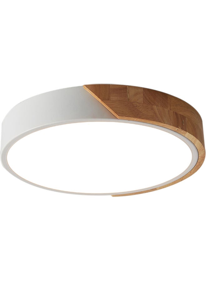 Loquat LED Ceiling Light White 300x50mm - Image 1