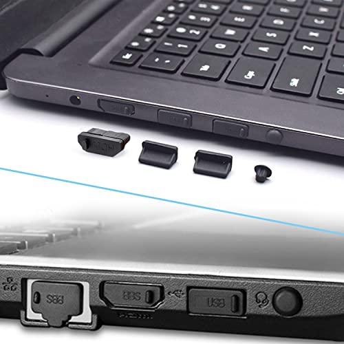 Gavemi USB Port Caps, Silicone Anti Dust Cover Port Protection Plug for USB Type-C, 3.5mm Headphone, USB HDMI Port Total 20pcs - Image 4
