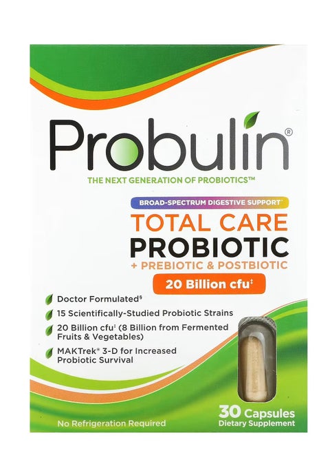 Probulin Total Care Probiotic Prebiotic and Postbiotic 30 Capsule
