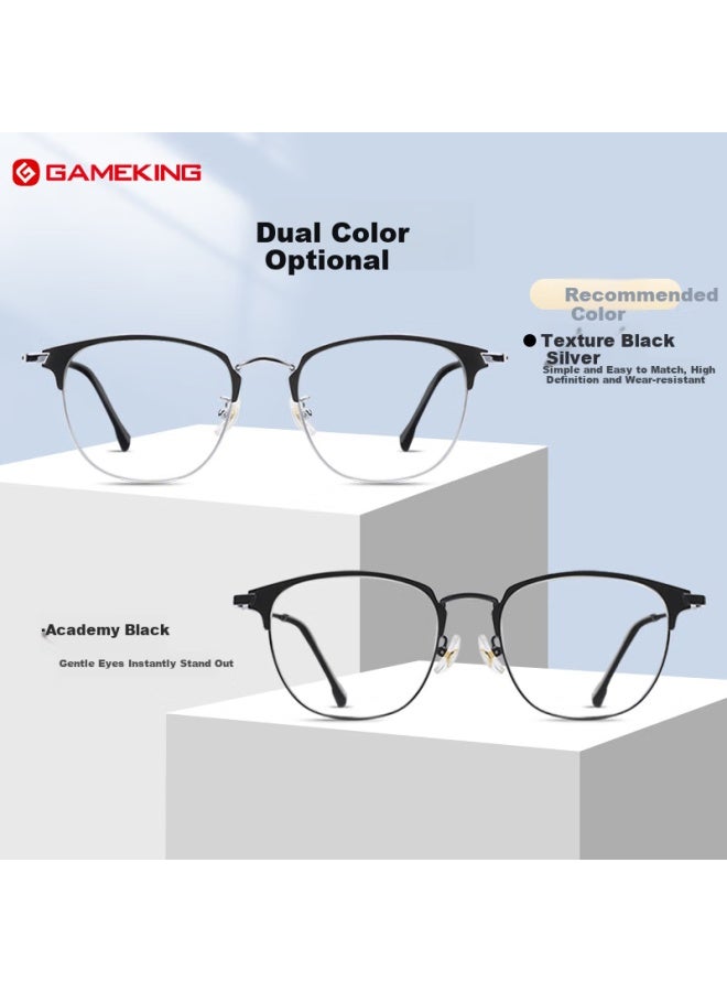 Gameking Anti-blue Light Gl, Anti-radiation, Uni, Non-prescription, Can Be Fitted With Prescription Lenses, Ultra-light Myopia Gl Frame, 3389 Back To School - Image 3