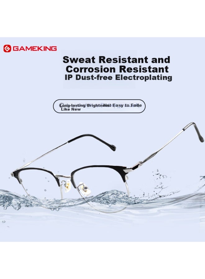 Gameking Anti-blue Light Gl, Anti-radiation, Uni, Non-prescription, Can Be Fitted With Prescription Lenses, Ultra-light Myopia Gl Frame, 3389 Back To School - Image 1