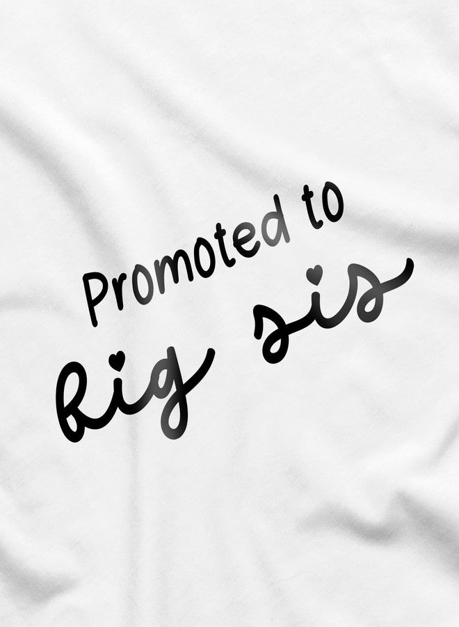 Printique Organic Cotton Baby Onesie Promoted To Big Sister” Pregnancy Announcement Infant Bodysuit, Unisex Baby Clothes,Snap Closure (9-12 Months - Image 5