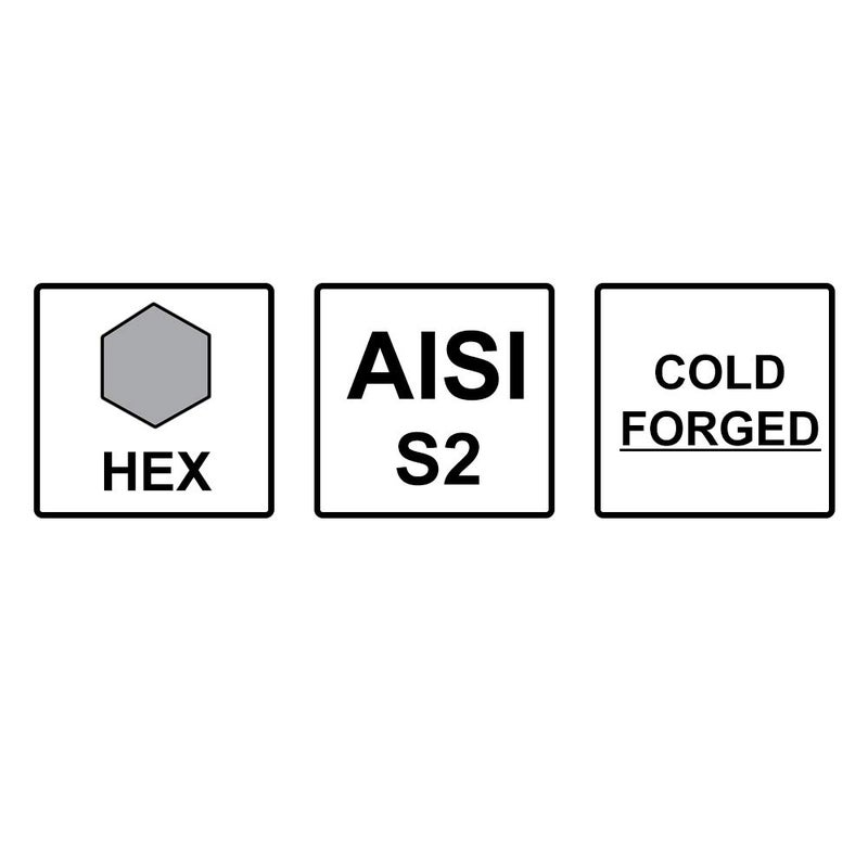 Yato YT-7830 1/4 inch Drive X25mm Hex 2.5mm 1Pc|Hex Screw Bits|Hex Screwdriver Set|Hex Screw Sets|1.5mm|Screwdriver Long Bits for Drill|Carpente Furniture Tools|Bits for Drill Machine|Hand Tools - Image 3