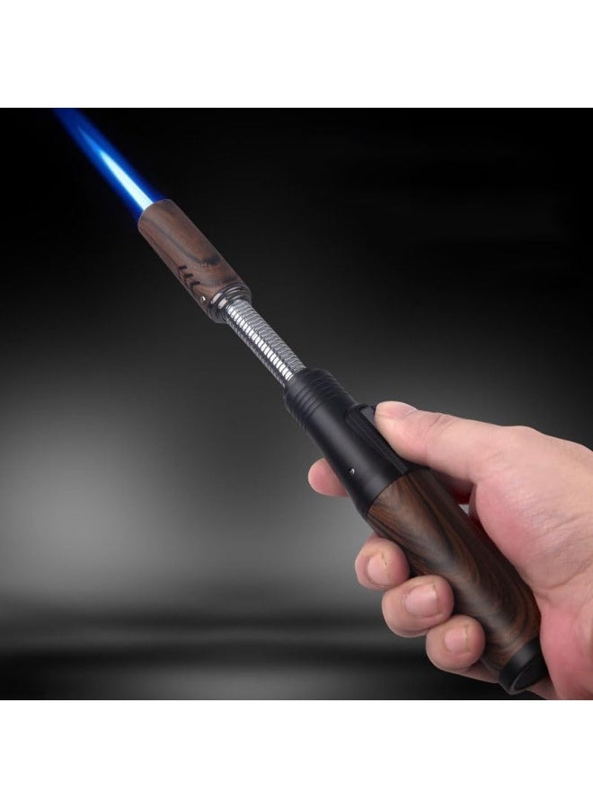 BlueFire Rechargeable Windproof Jet Flame Lighter with 360° Bendable Neck - Long Refillable Butane Torch for Candles, BBQ, Fireplace, Cooking & Outdoor Use - Image 1