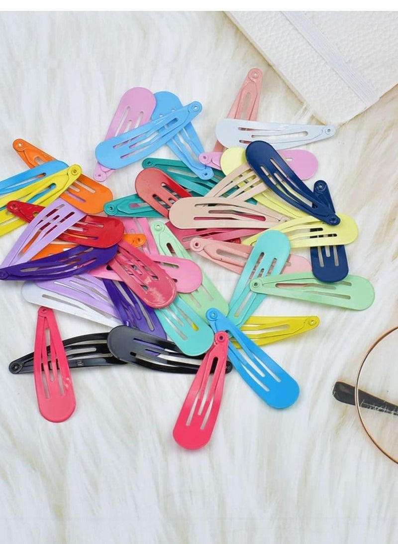 MARGOUN 150Pcs Snap Hair Clip Metal Non Slip Multicolor Hair Barrette Girls Women Hair Accessories - Image 3