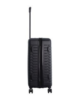Discovery Discovery Reptile ABS Hardshell Medium Check-In Luggage Black, Durable Lightweight Expandable Suitcase, 4 Double Wheel With TSA Lock Trolley Bag (24 Inch).  - Image 4