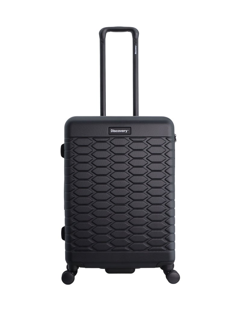 Discovery Reptile ABS Hardshell Medium Check-In Luggage Black, Durable Lightweight Expandable Suitcase, 4 Double Wheel With TSA Lock Trolley Bag (24 Inch). - pzsku/ZEBFA76E67894AF80BCC5Z/45/_/1720610663/0ea1a720-2f14-44ed-a272-82f9fadce84b