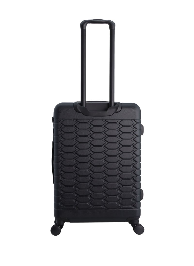Discovery Reptile ABS Hardshell Medium Check-In Luggage Black, Durable Lightweight Expandable Suitcase, 4 Double Wheel With TSA Lock Trolley Bag (24 Inch). - pzsku/ZEBFA76E67894AF80BCC5Z/45/_/1720610683/d83fe321-5cf1-455b-b9b8-55e040c65639