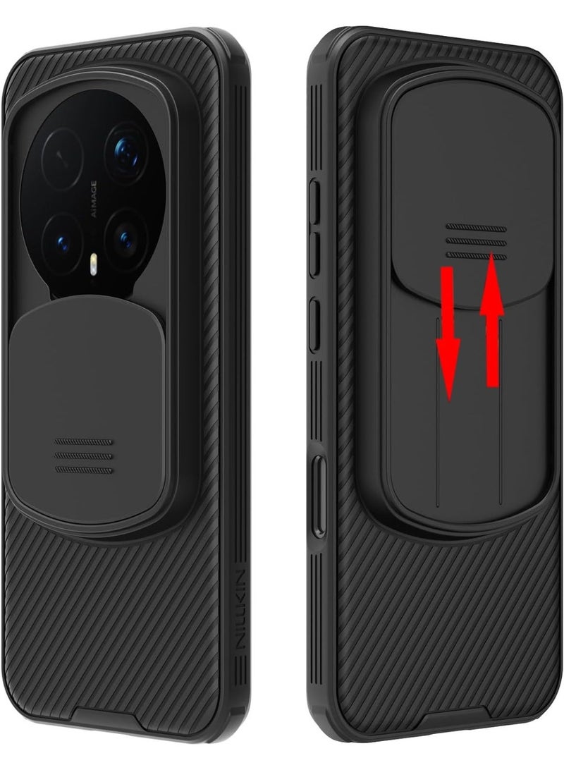 نيلكين جراب حماية كاميرا لهاتف Honor Magic 8 Pro مع غطاء منزلق لحماية عدسة الكاميرا، ظهر من البولي كربونات وإطار من البولي يوريثين الحراري، مقاوم لبصمات الأصابع، ملمس ناعم ورقيق، مصمم خصيصًا لهاتف Honor Magic 8 Pro. - Image 1