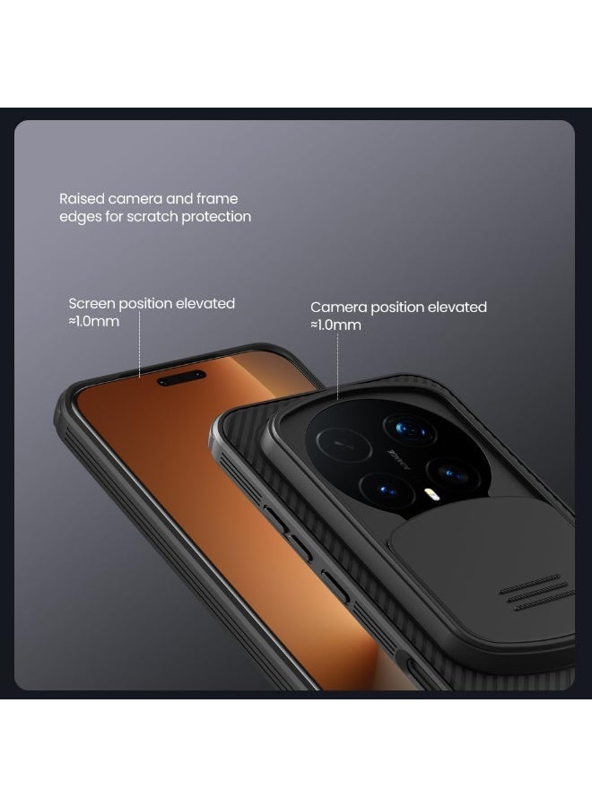 نيلكين جراب حماية كاميرا لهاتف Honor Magic 8 Pro مع غطاء منزلق لحماية عدسة الكاميرا، ظهر من البولي كربونات وإطار من البولي يوريثين الحراري، مقاوم لبصمات الأصابع، ملمس ناعم ورقيق، مصمم خصيصًا لهاتف Honor Magic 8 Pro. - Image 2