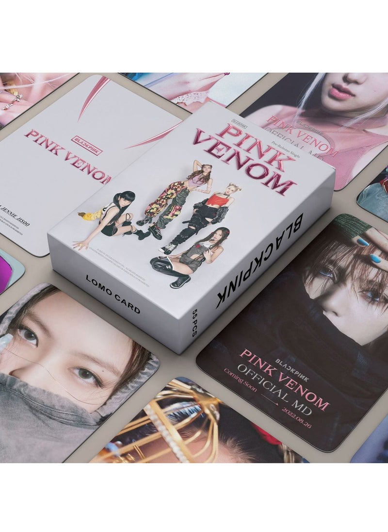 إيهوم - بطاقات بلاكبينك "Pink Venom" لومو 55 قطعة - Image 1