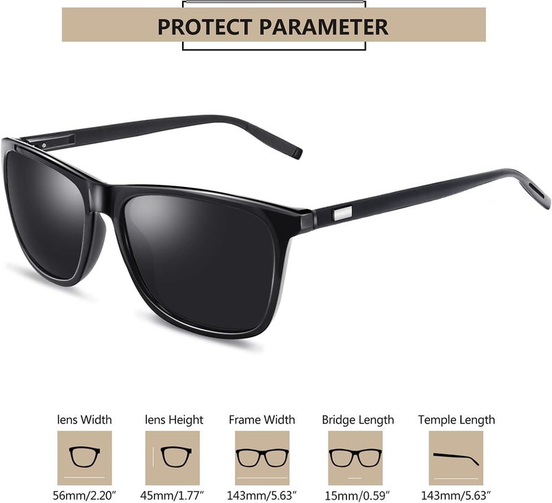 KANASTAL Polarized Sunglasses for Men Women, Classic Square Sports Sun Glasses Driving, Fashion Shades for Womens UV400 Protection Fishing Outdoor Cycling Activities - Image 5