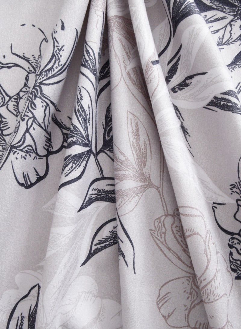 Master Home Textile Microfiber Printed Comforter Sets, Fits 120 x 200 cm Single Size Bed, 4 Pcs, With Soft Filling, Celine Series  - Image 3