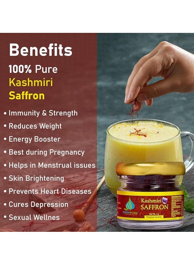 VEDAPURE Original Kashmiri Saffron - Image 4