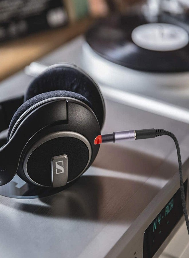weishan ath m50x 3.5mm to 2.5mm Adapter Compatible with Audio-Technica ATH-M40X ATH-M50X ATH-M60X ATH-M70X, Sennheiser HD598 HD518 HD558 HD595 HD595 HD598se HD569 HD579 HD599 Headphone Jack Adapter - Image 4