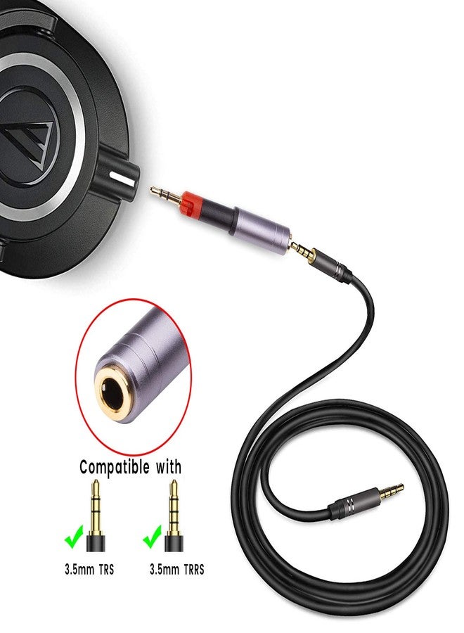 weishan ath m50x 3.5mm to 2.5mm Adapter Compatible with Audio-Technica ATH-M40X ATH-M50X ATH-M60X ATH-M70X, Sennheiser HD598 HD518 HD558 HD595 HD595 HD598se HD569 HD579 HD599 Headphone Jack Adapter - Image 3