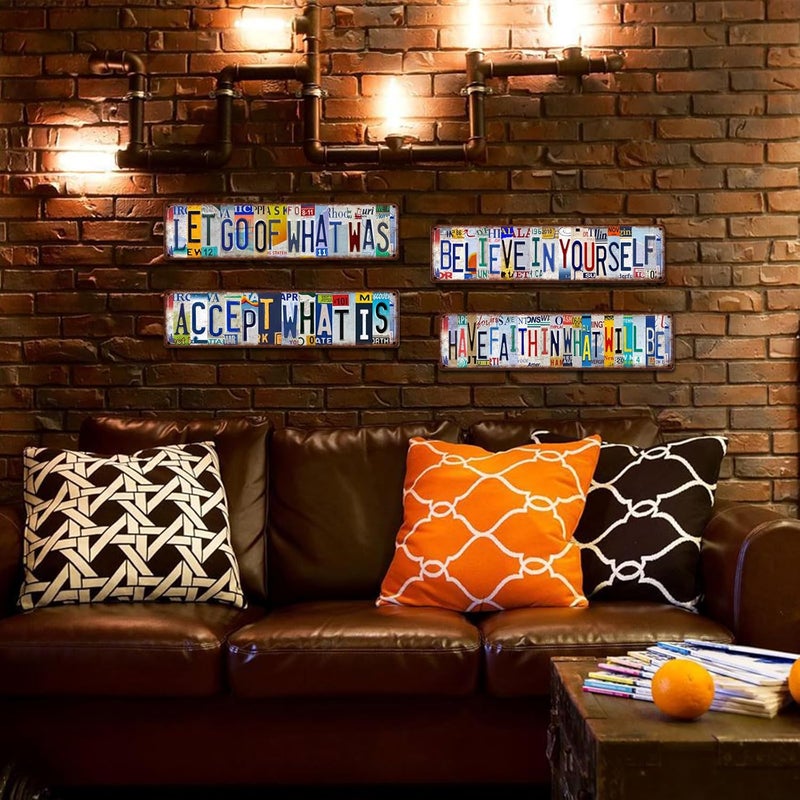 kengtou Vintage Inspirational Wall Decor Signs Set of 3 - Image 4