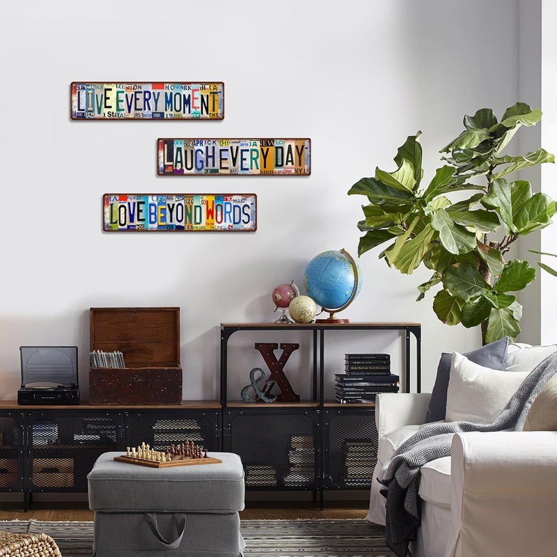 kengtou Vintage Inspirational Wall Decor Signs Set of 3 - Image 3