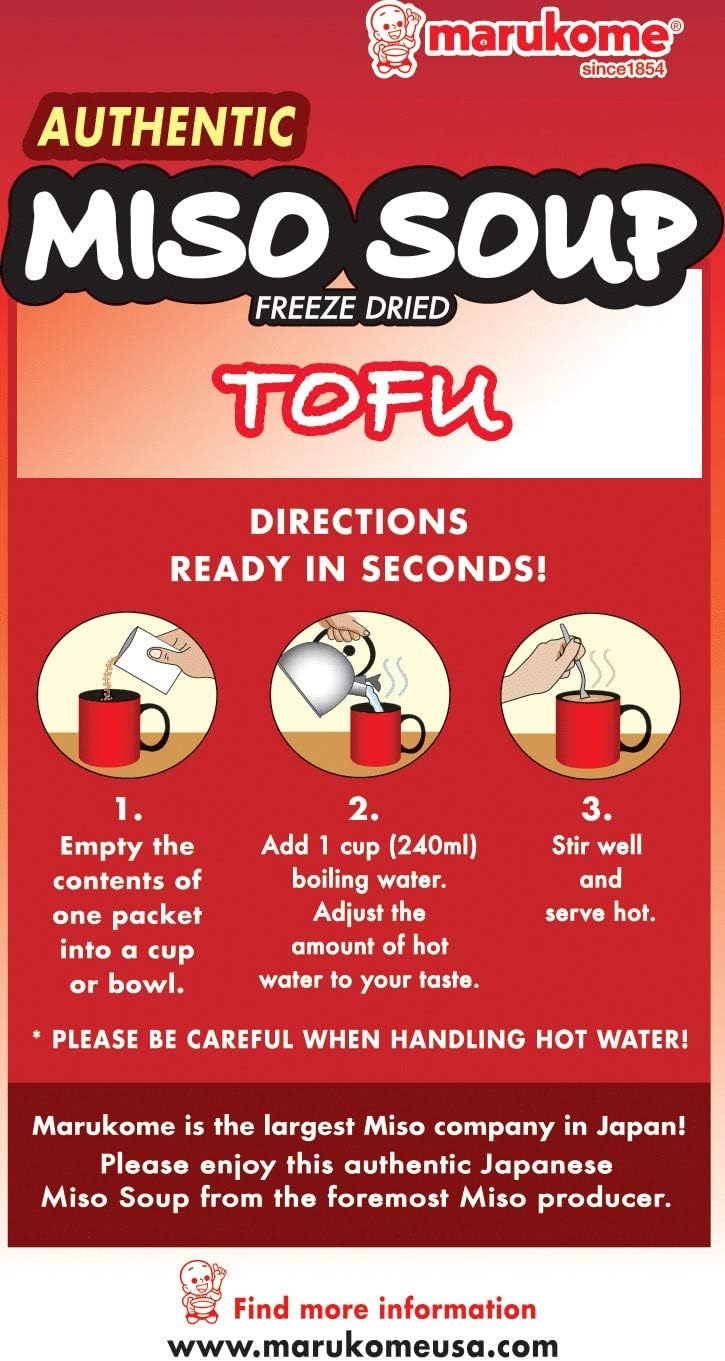 Marukome Instant Miso Soup with Tofu - Image 4