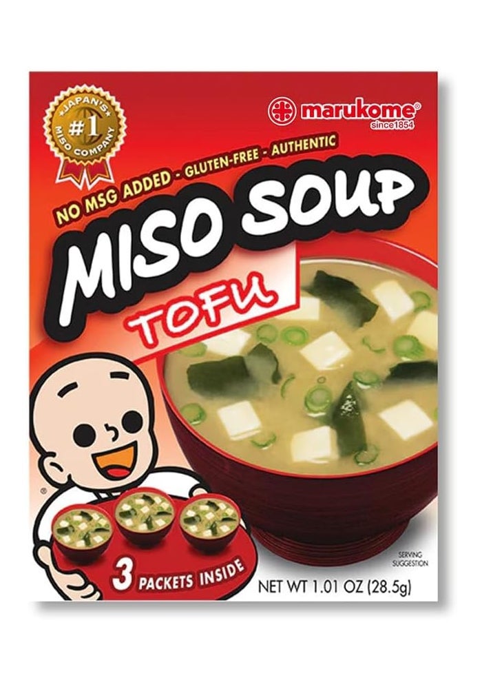 Marukome Instant Miso Soup with Tofu - Image 1