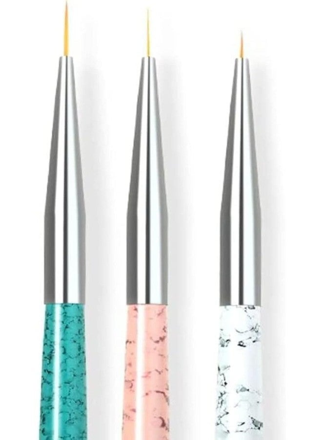 Scheibe 3 pcs of nail art detailing brush, 0-00-000 sizes - Image 1