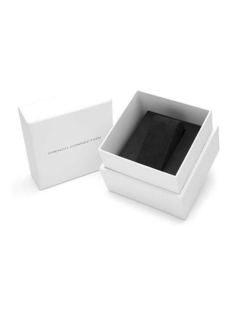 French Connection ساعة نسائية أنالوج بقرص أزرق بحري من فرنش كونكشن FCN00040C - Image 5