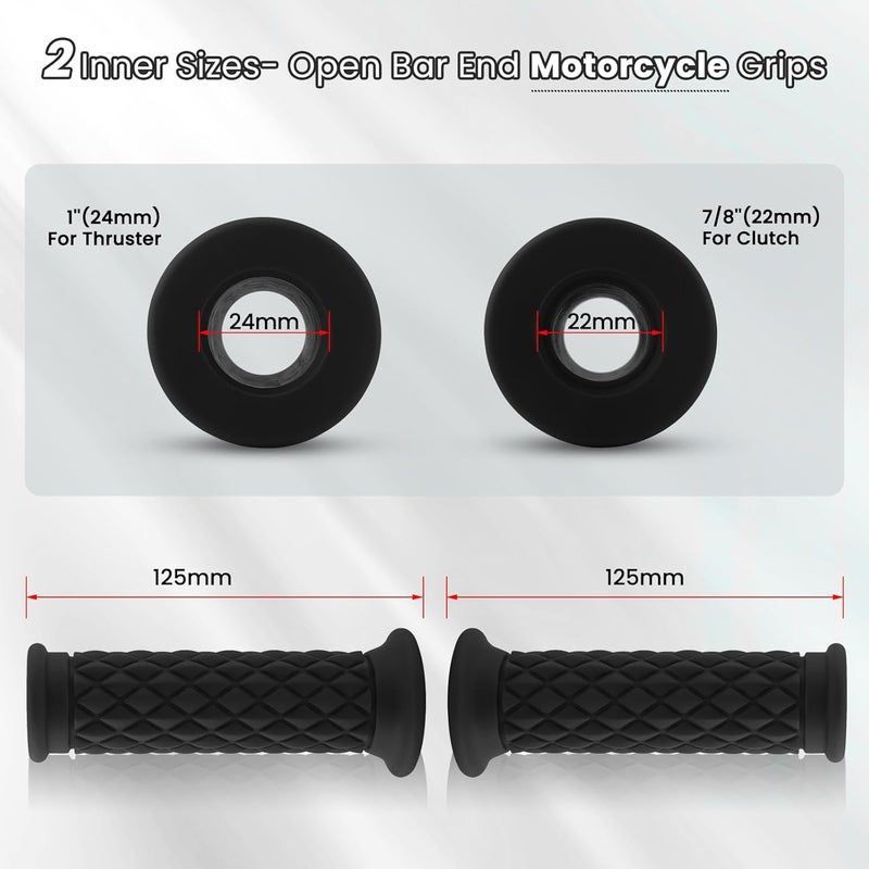 surpassme قبضات دراجة نارية سورباسمي المريحة - Image 2