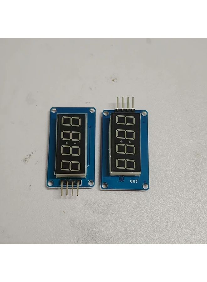 TM1637 2 قطعة وحدة عرض مكونة من 4 أرقام متوافقة مع Arduino Raspberry Pi - Image 1