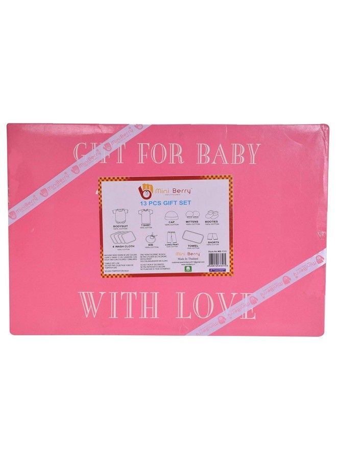 Mini Berry طقم هدايا ملابس بكاء الأطفال للسنة الأولى - عرض جديد للأولاد والبنات 13 قطعة - Image 3