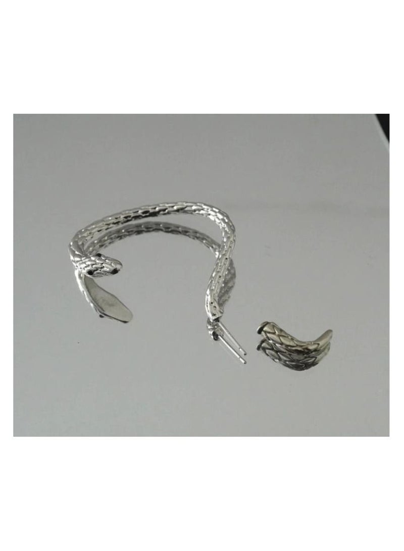 Vintage Snake Wrap Ear Hook Stainless Steel Earrings for Women  Accessories Clip on Earrings Women's Trend Earrings - Image 4