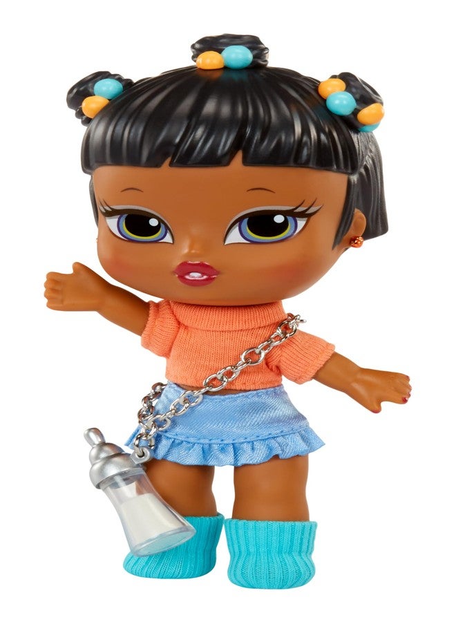 BRATZ دمية الموضة القابلة للجمع ساشا من براتز بيبيز رنوايز مع أزياء حقيقية - Image 3