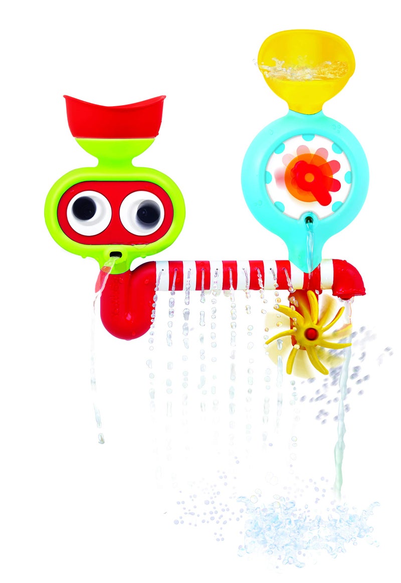 Yookidoo Submarine Spray Station Kids Bath Toy (Ages 2+) Mold-Free, Wall-Mounted, Battery-Operated Shower Head & Spin N Sprinkle Set for Fun Baby Bathtime Play with Magical Water Effects - Image 4
