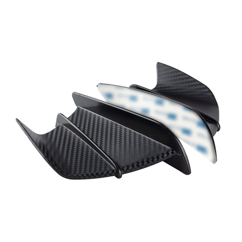 Motorcycle Aerodynamic Winglets ABS Wing Spoiler Universal Modification Accessory - Image 1