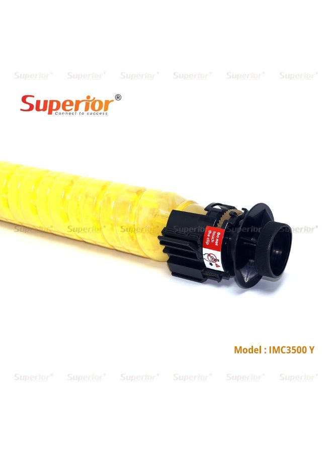 SOS Superior Premium Compatible Ricoh IMC3500 Yellow Toner Cartridge – High Yield – Suitable for Ricoh IMC3500 / IMC4500 / IMC5500 / IMC6000 - Image 3