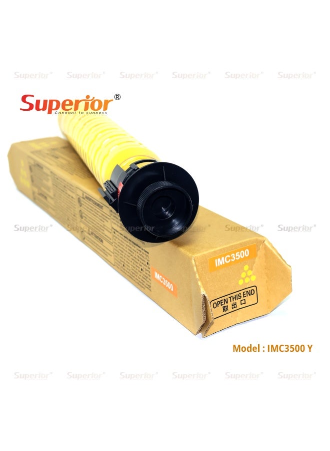 SOS Superior Premium Compatible Ricoh IMC3500 Yellow Toner Cartridge – High Yield – Suitable for Ricoh IMC3500 / IMC4500 / IMC5500 / IMC6000 - Image 4