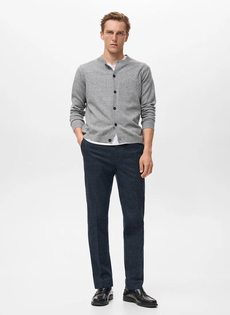 Mango Man  Slim-fit flannel trousers for Men | Best Price UAE