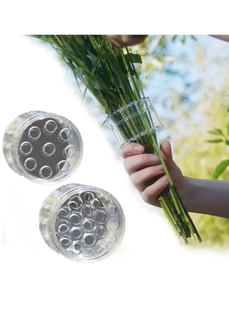 Spiral Ikebana Stem Holder for Vases 2024 Spiral Ikebana Stem Holder Flower Arrangement Holder Spiral DIY Bouquet Twister Flower Arrangement Holder for Wedding Home Decor Gifts Clear S and L