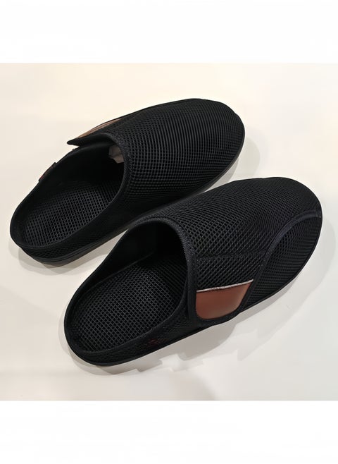 Diabetic Shoes, Extra Wide Width Open Toe Sandals, Adjustable Arthritis Edema Slippers for Elderly