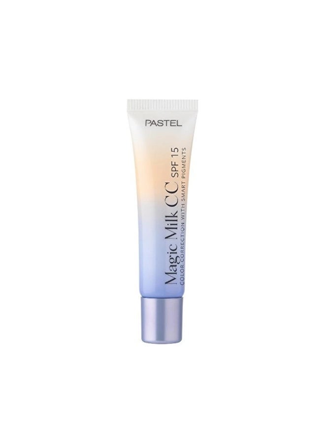 PASTEL Magic Milk CC Cream with SPF 15 for Even Skin Tone - 30ml - Image 1