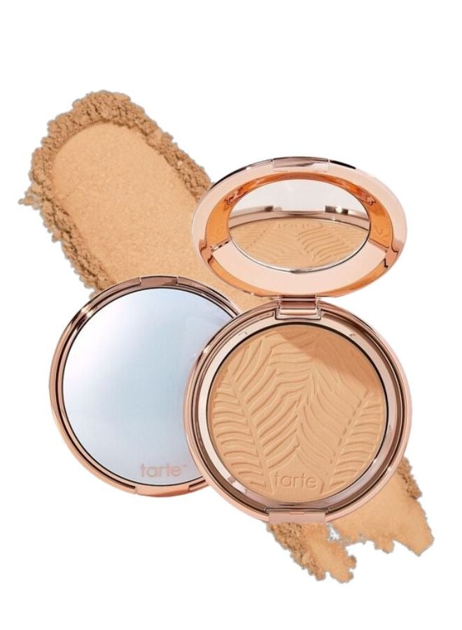Tarte Cosmetics Tarte Amazonian Clay Blurring Powder Foundation 27S Light-Medium Sand - light to medium skin with warm, golden undertones 8g  - Image 1