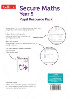 Collins Secure Year 5 Maths Pupil Resource Pack: A Primary Maths intervention programme  - Image 5