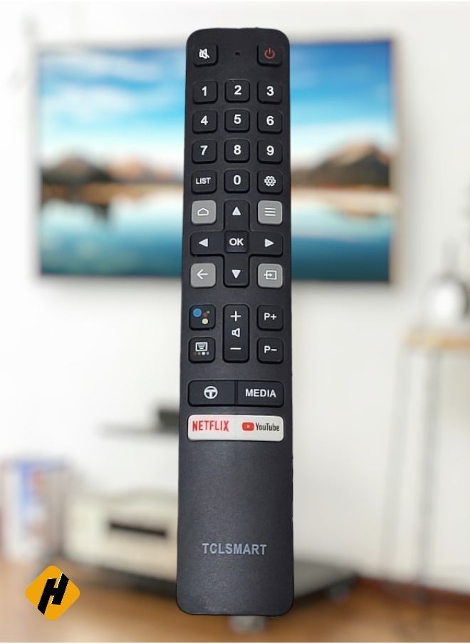 HuHa TCL Remote Control Replaced Remote Control Fit For TCL Android Smart TV  - Image 1